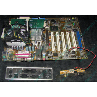 Материнская плата Asus P4PE (FireWire) с процессором Intel Pentium-4 2.4GHz s.478 и памятью 768Mb DDR1 Б/У (Ковров)