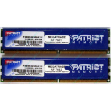 Память 1Gb (2x512Mb) DDR2 Patriot PSD251253381H pc4200 533MHz (Ковров)