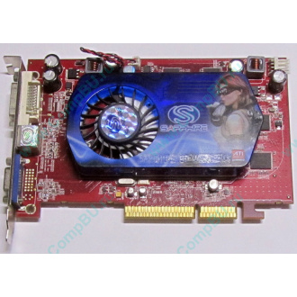 Б/У видеокарта 512Mb DDR2 ATI Radeon HD2600 PRO AGP Sapphire (Ковров)