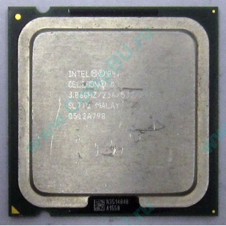 Процессор Intel Celeron D 345J (3.06GHz /256kb /533MHz) SL7TQ s.775 (Ковров)